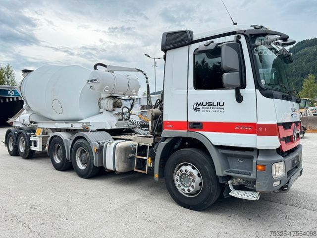 Автобетонозмішувач MERCEDES-BENZ Actros 2641 6X4 Auflieger Liebherr 10m3