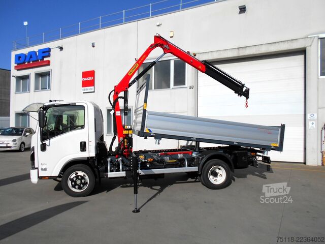 Transporter mit Kipper Isuzu M30 (7,5 ton) - GRU E RIBALTABILE