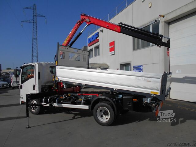 Transporter mit Kipper Isuzu M30 (7,5 ton) - GRU E RIBALTABILE