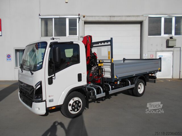 Transporter mit Kipper Isuzu M30 (7,5 ton) - GRU E RIBALTABILE