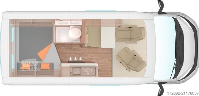 Τροχόσπιτο αυτοκινούμενο WEINSBERG CaraBus GREY 540 MQ EDITION [FIRE]