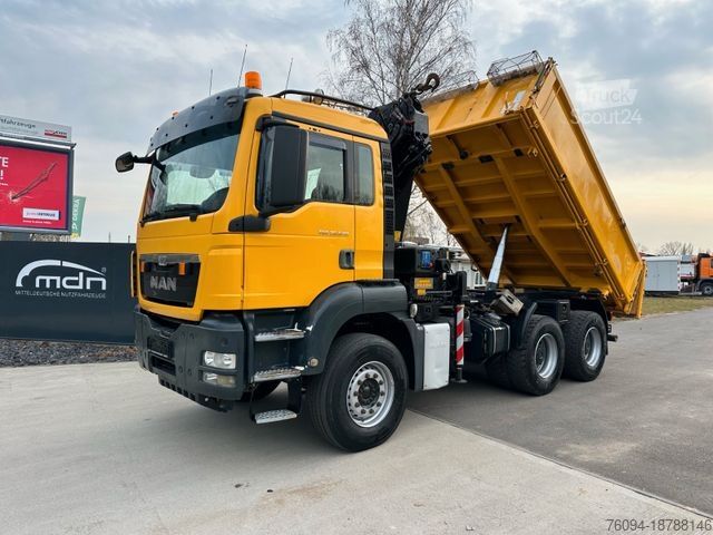 Трьохсторонній самоскид MAN TGS 26.540 6x4 3-Seitenkipper KRAN 19m FUNK