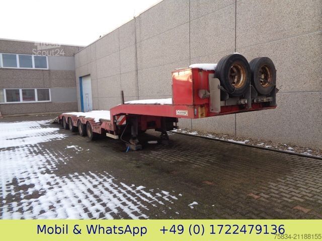 Zema profila puspiekabe  FELLECHNER - 2x Lenkachse-4 Radmulden-ausziehbar