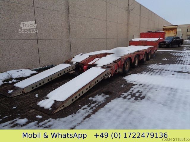 Zema profila puspiekabe  FELLECHNER - 2x Lenkachse-4 Radmulden-ausziehbar