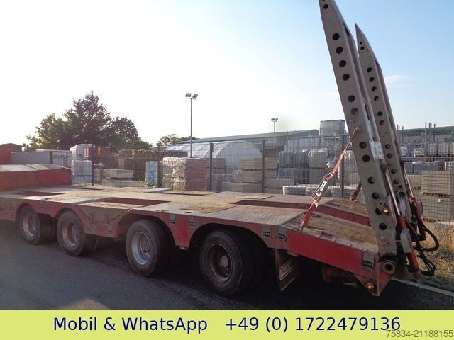 Zema profila puspiekabe  FELLECHNER - 2x Lenkachse-4 Radmulden-ausziehbar