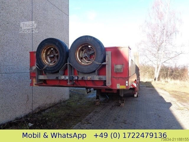 Zema profila puspiekabe  FELLECHNER - 2x Lenkachse-4 Radmulden-ausziehbar