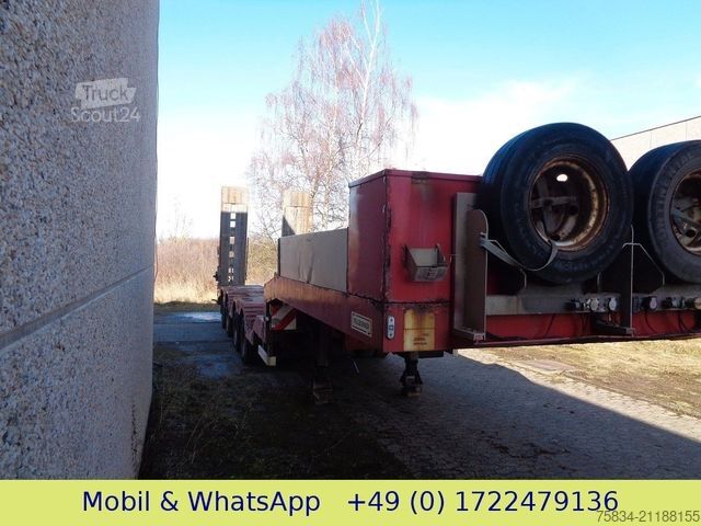 Zema profila puspiekabe  FELLECHNER - 2x Lenkachse-4 Radmulden-ausziehbar