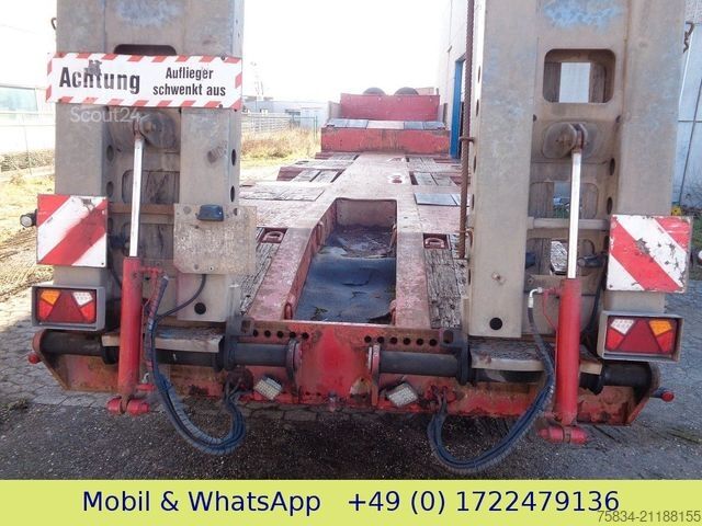 Zema profila puspiekabe  FELLECHNER - 2x Lenkachse-4 Radmulden-ausziehbar