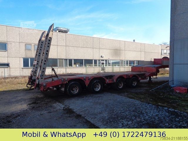 Zema profila puspiekabe  FELLECHNER - 2x Lenkachse-4 Radmulden-ausziehbar