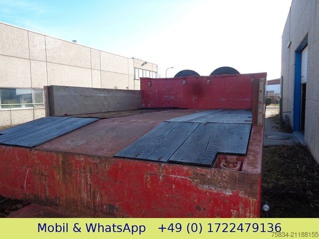 Zema profila puspiekabe  FELLECHNER - 2x Lenkachse-4 Radmulden-ausziehbar