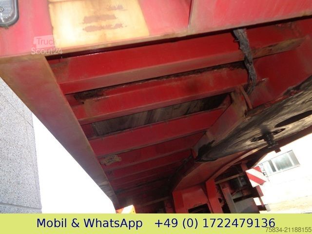 Zema profila puspiekabe  FELLECHNER - 2x Lenkachse-4 Radmulden-ausziehbar