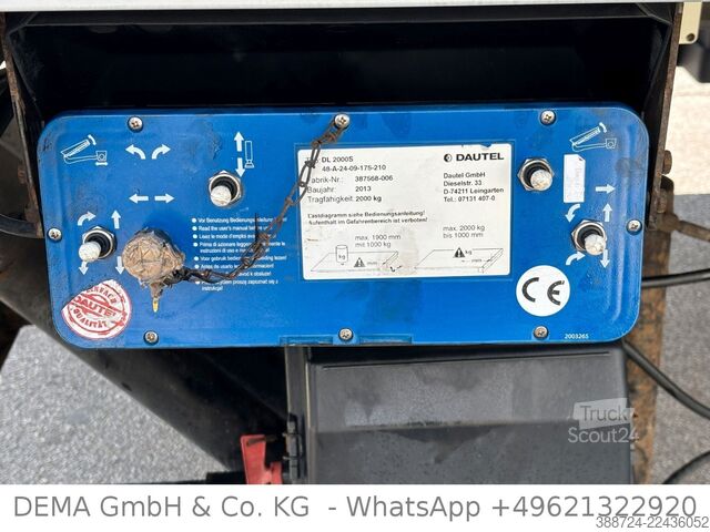 Remorque à caisse  SCHUH  ASZ13004*LBW*Durchladesystem**SAF*Tandem*