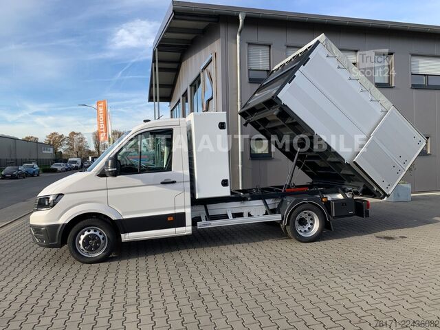 Трёхсторонний самосвальный фургон VOLKSWAGEN Crafter 50 3-S-KIPPER GESCHLOSSEN TEMP AHK KLIMA
