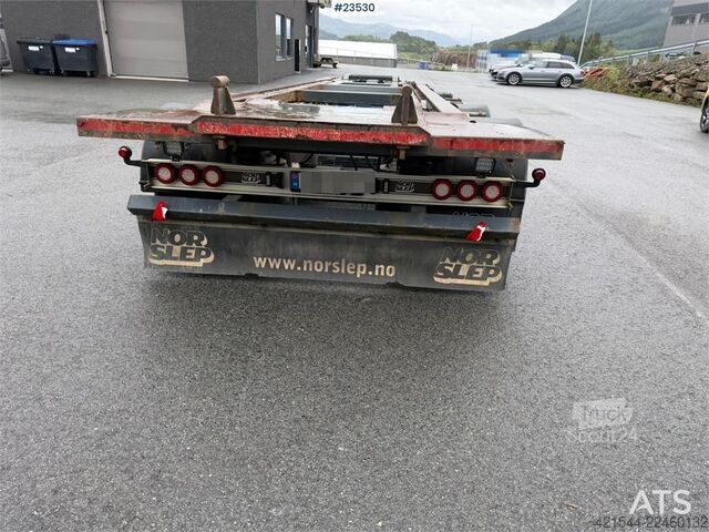 Portalarmsystem  Nor-Slep 3 Akslet hook trailer with tipping functi