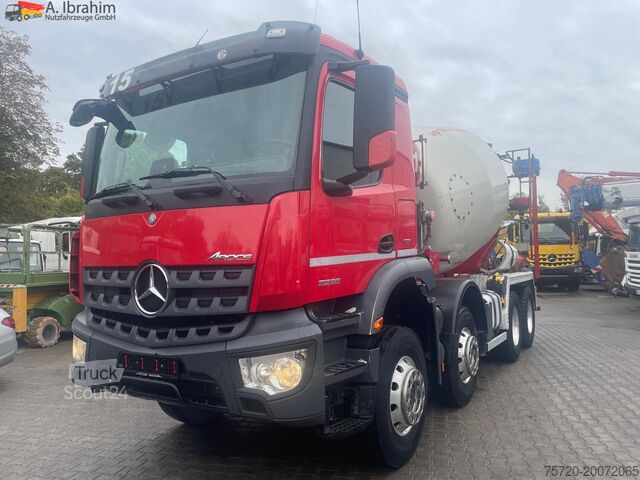 Автобетонозмішувач Mercedes-Benz Arocs 3236 Stetter 9 cbm 8x4 | Blatt | Hardox