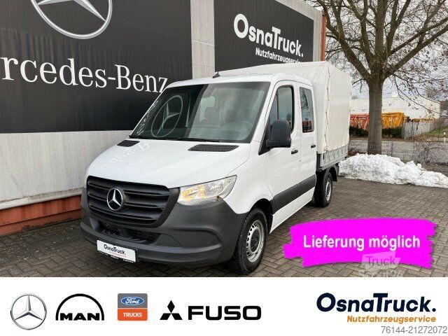 Camion bâché MERCEDES-BENZ Sprinter 215 CDI DOKA,PritschePlane Klima, AHK
