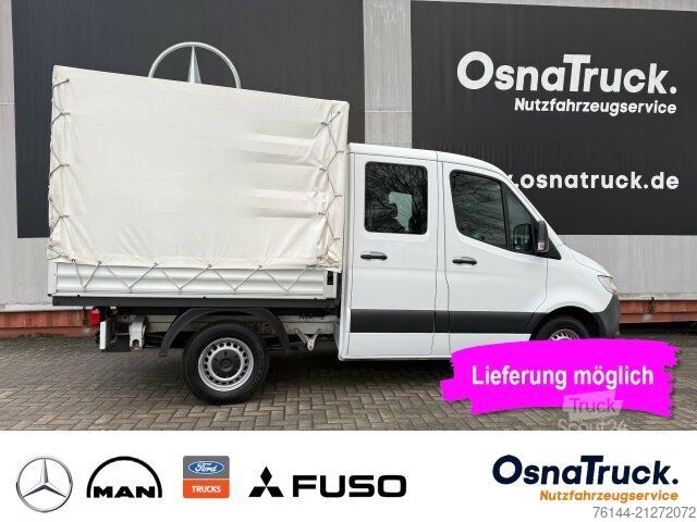 Camion bâché MERCEDES-BENZ Sprinter 215 CDI DOKA,PritschePlane Klima, AHK