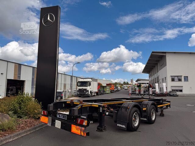 Transporte de contenedores Kögel ZW 18 Lafette SAF Achsen 15.910kg Nutzlast