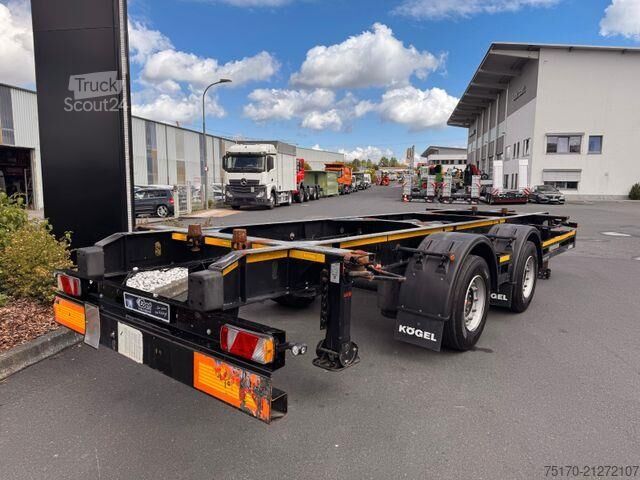Transporte de contenedores Kögel ZW 18 Lafette SAF Achsen 15.910kg Nutzlast