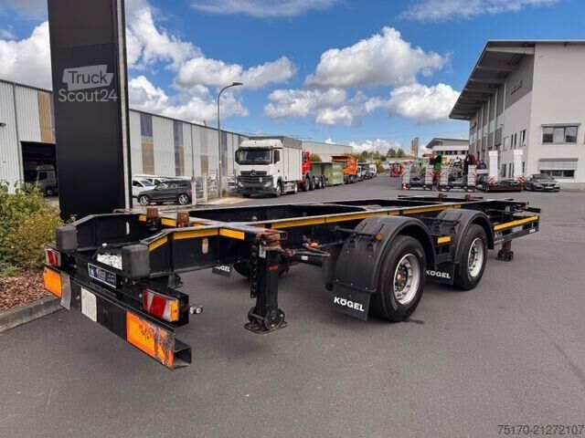 Transporte de contenedores Kögel ZW 18 Lafette SAF Achsen 15.910kg Nutzlast