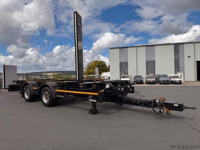 Transporte de contenedores Kögel ZW 18 Lafette SAF Achsen 15.910kg Nutzlast