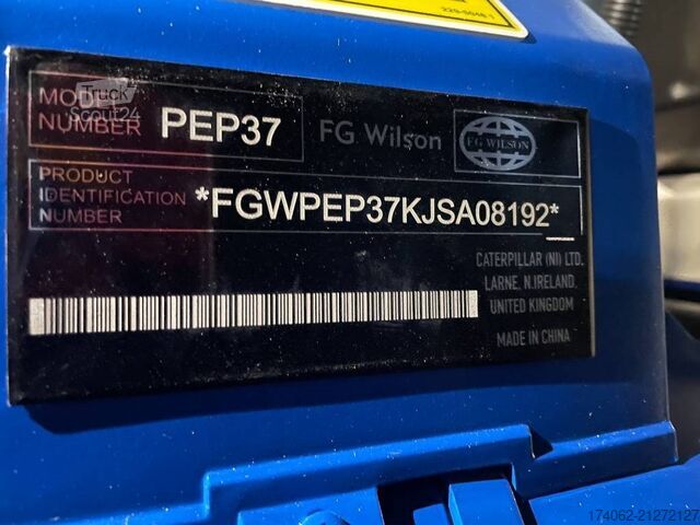 مجمع FG Wilson P33-3 - 33 kVA Genset - 125L Tank - DPX-16003-66