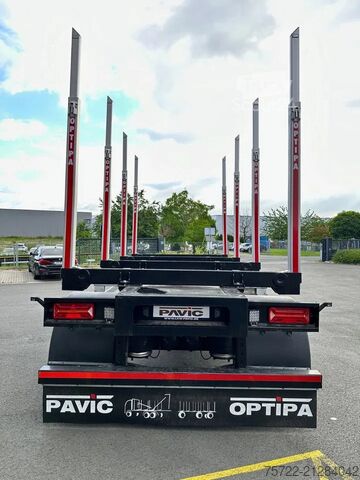 Transportator de lemn PAVIC HTA 20 66Z 2-Achs Kurzholz Schnellwechsel NEU H...