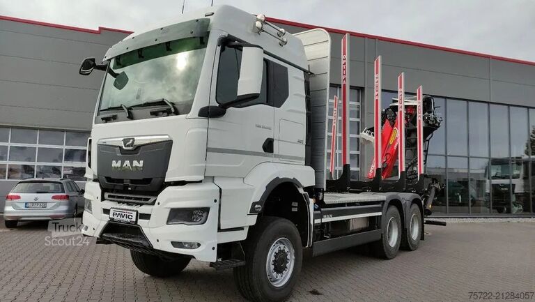 Transporteur de bois MAN TGS 33.520 6x6 BL RADSTAND 3900mm Sofort Verfügb
