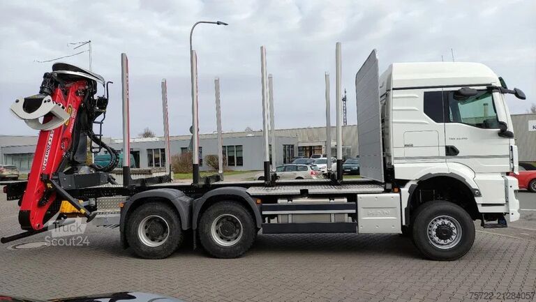 Transporteur de bois MAN TGS 33.520 6x6 BL RADSTAND 3900mm Sofort Verfügb