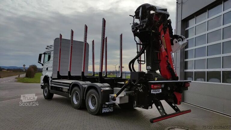 Transporteur de bois MAN TGS 33.520 6x6 BL RADSTAND 3900mm Sofort Verfügb