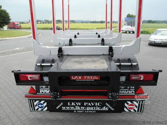 Transportator de lemn PAVIC HTA 27 68 Blatt/Blatt 3-Achser Schemel OPTIPA H...