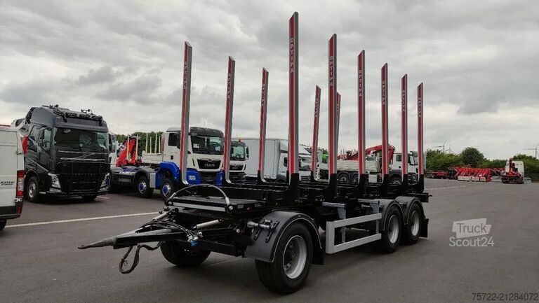 Transportator de lemn PAVIC HTA 27 68 Blatt/Blatt 3-Achser Schemel OPTIPA H...