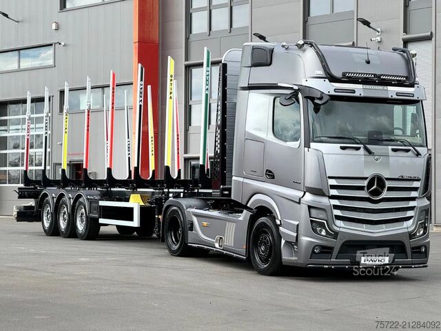 Transportator de lemn PAVIC HTS 24 Kurzholz Schemel Auflieger SONDERPREIS!...