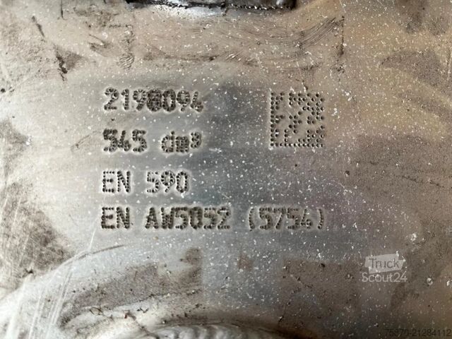 Réservoir de carburant DAF Brandstoftank diesel 545L 2198094