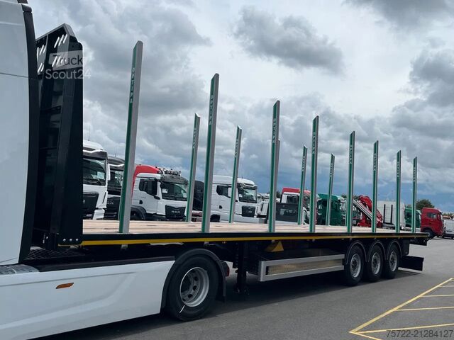 Transportator de lemn PAVIC 3-Achs Auflieger Hartholz-Boden SONDERPREIS!! 3...