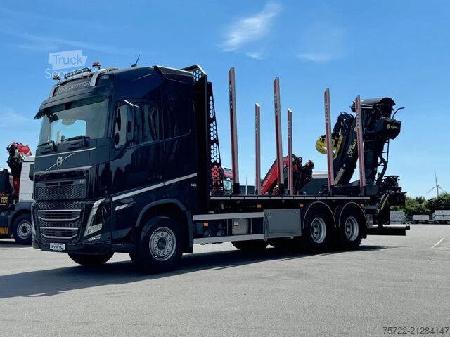 Transporteur de bois Volvo FH 540 BL 6x4 Plattform Kran Epsilon / TajfunLiv