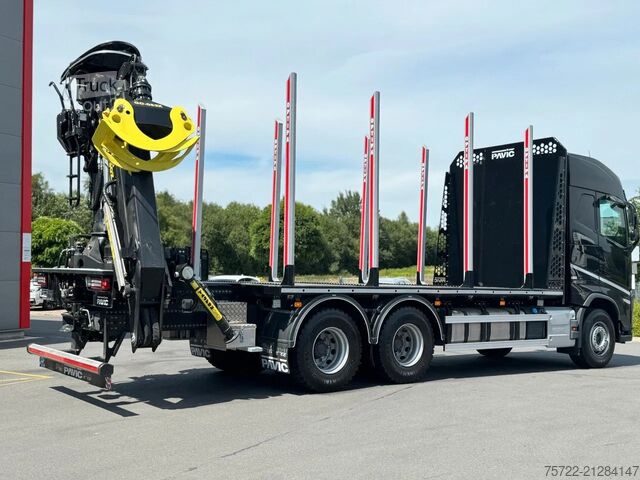 Transporteur de bois Volvo FH 540 BL 6x4 Plattform Kran Epsilon / TajfunLiv