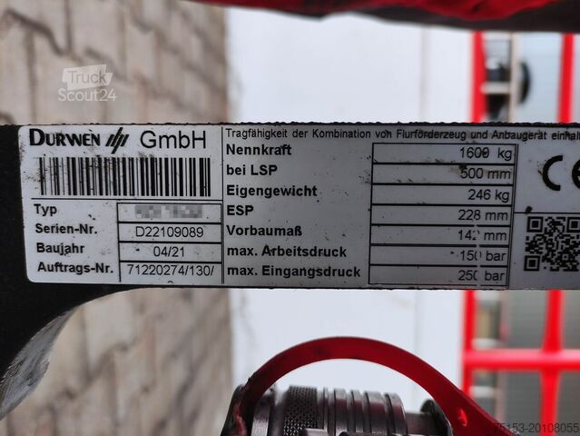 Gabelversteller Durwen RZV 16 GS