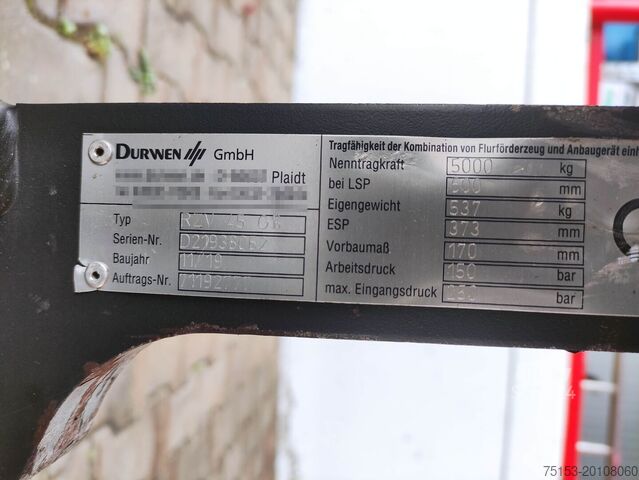Gabelversteller Durwen RZV 45 GS