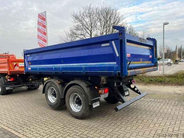 Driezijdige kipperaanhanger MEILLER Tandemkippanhänger MZDA 18/22 Kippanhänger Lifta