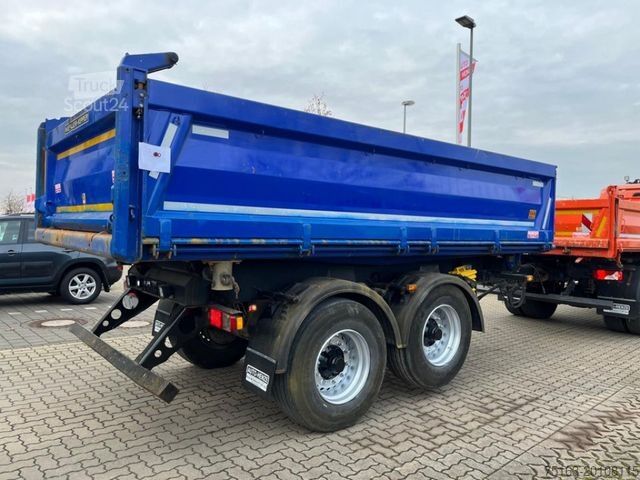 Driezijdige kipperaanhanger MEILLER Tandemkippanhänger MZDA 18/22 Kippanhänger Lifta