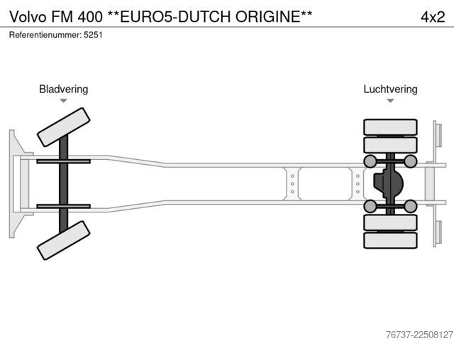 Haakarmsysteem Volvo FM 400 **EURO5-DUTCH ORIGINE**
