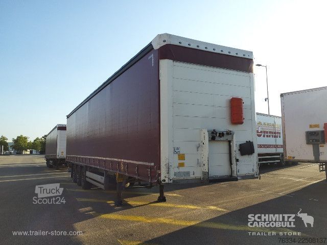 Semi-remorque bâchée Schmitz Cargobull Semitrailer Curtainsider Standard Hayon