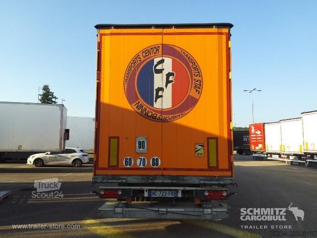 Semi-remorque bâchée Schmitz Cargobull Semitrailer Curtainsider Standard Hayon