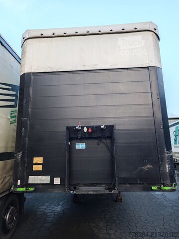 Naczepa otwarta z plandeką Schmitz Cargobull S01 QuickSlide Liftachse Palettenanschl