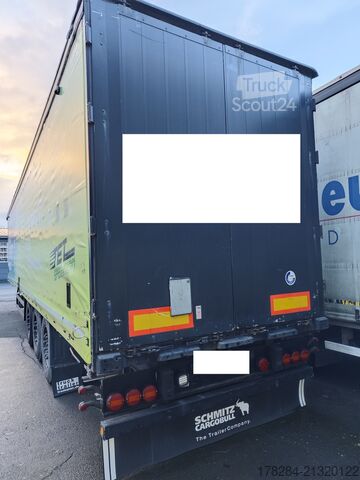 Naczepa otwarta z plandeką Schmitz Cargobull S01 QuickSlide Liftachse Palettenanschl