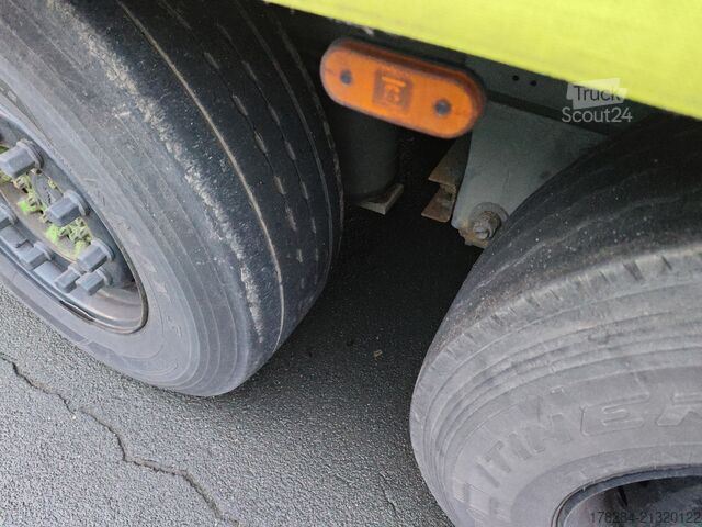 Naczepa otwarta z plandeką Schmitz Cargobull S01 QuickSlide Liftachse Palettenanschl