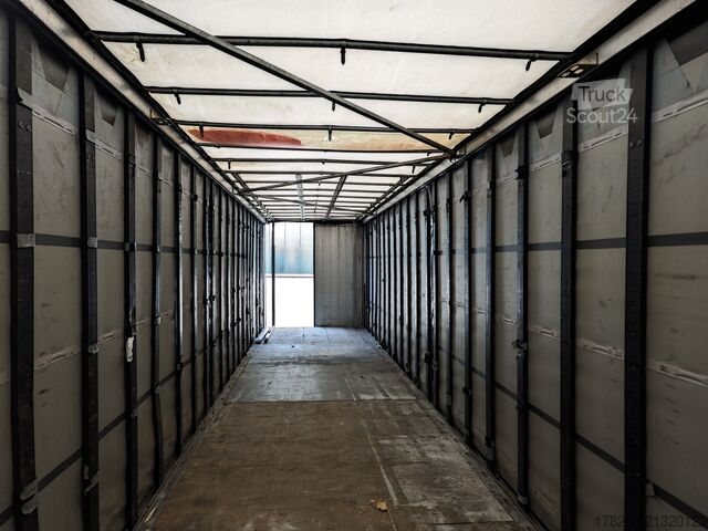 Naczepa otwarta z plandeką Schmitz Cargobull S01 QuickSlide Liftachse Palettenanschl