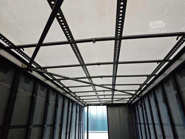 Naczepa otwarta z plandeką Schmitz Cargobull S01 QuickSlide Liftachse Palettenanschl