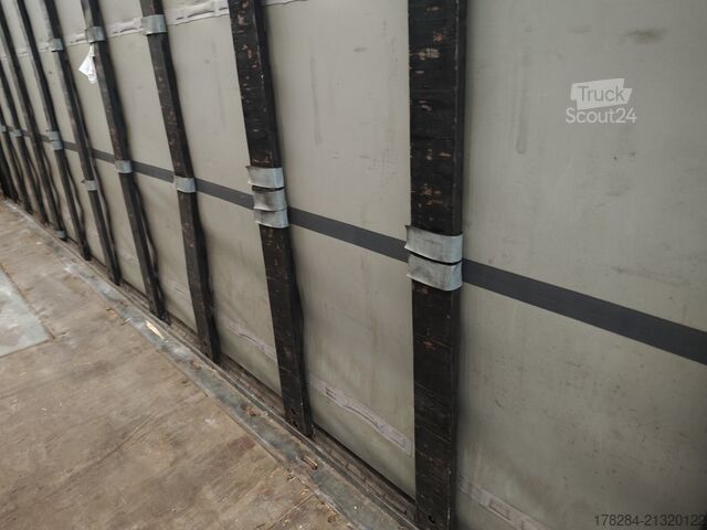 Naczepa otwarta z plandeką Schmitz Cargobull S01 QuickSlide Liftachse Palettenanschl